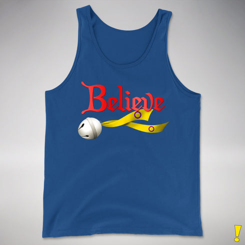 Believe Intersex Pride Flag Jingle Bell Premium Tank Top - Royal Blue